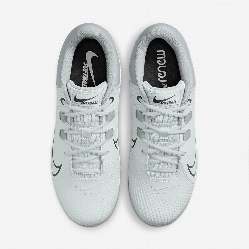 Nike Hyperdiamond 4 Pro Női Softball Cipő Platina Szürke Sötétszürke | NI7310-B63