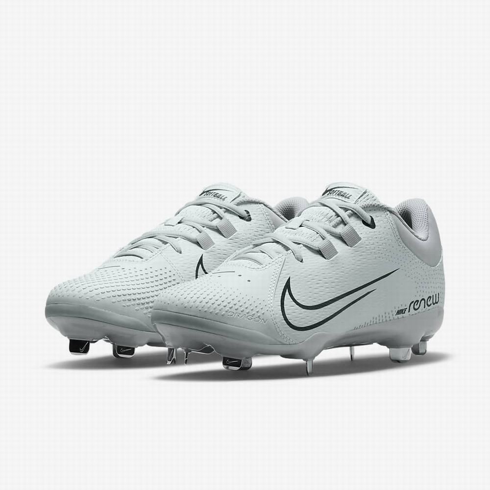 Nike Hyperdiamond 4 Pro Női Softball Cipő Platina Szürke Sötétszürke | NI7310-B63