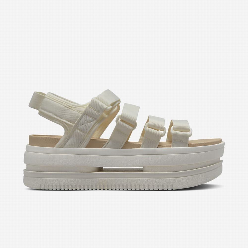 Nike Icon Classic Női Szandál Bézs Zöld | NI0364-B78