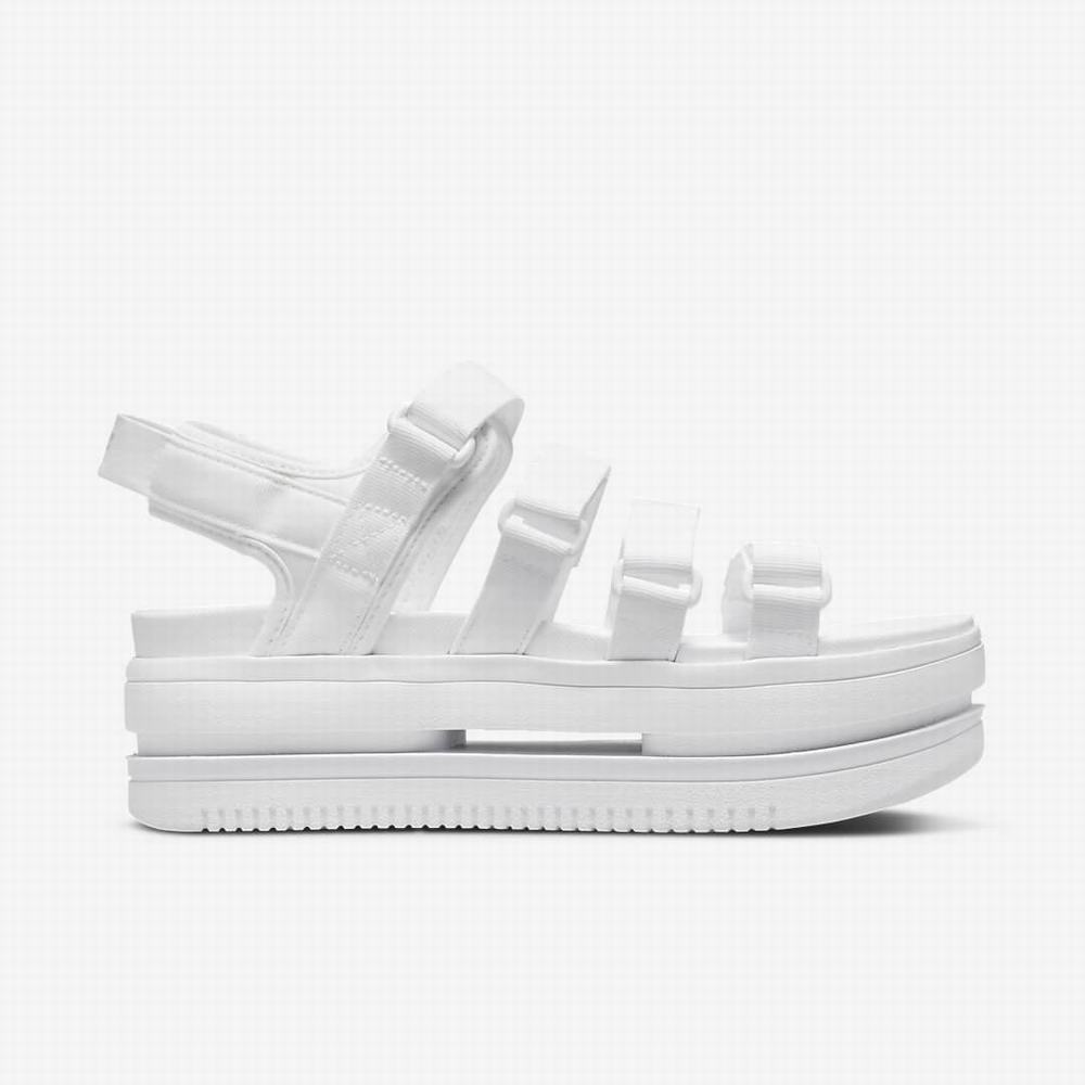 Nike Icon Classic Női Szandál Fehér Platina | NI5476-C48