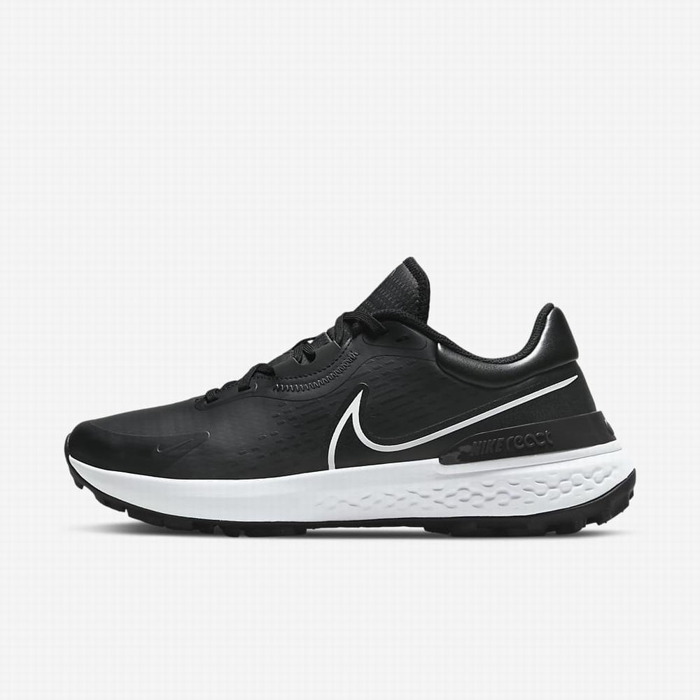 Nike Infinity Pro 2 Férfi Golf Cipő Sötétszürke Fekete Fehér | NI9026-R51