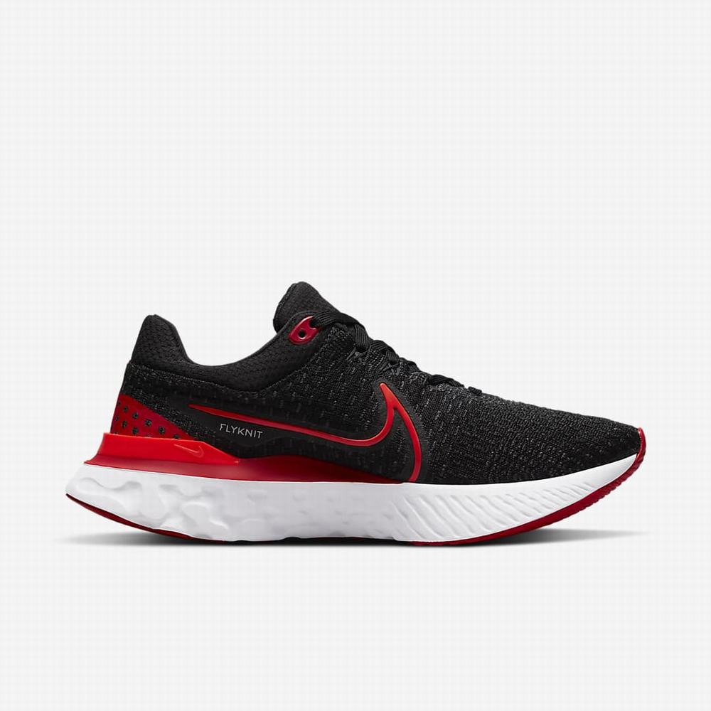 Nike Infinity React 3 Női Futócipő Fekete Piros Fehér Világos Piros | NI8201-K03