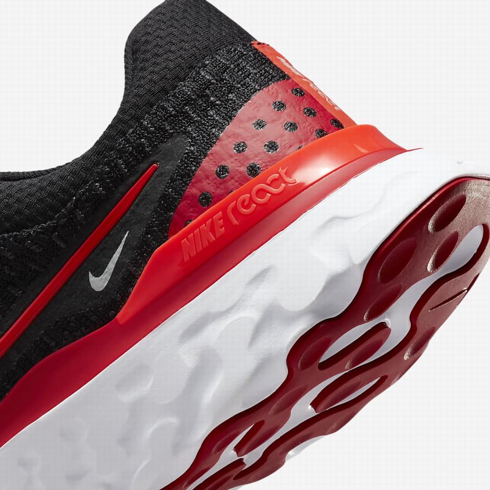 Nike Infinity React 3 Női Futócipő Fekete Piros Fehér Világos Piros | NI8201-K03