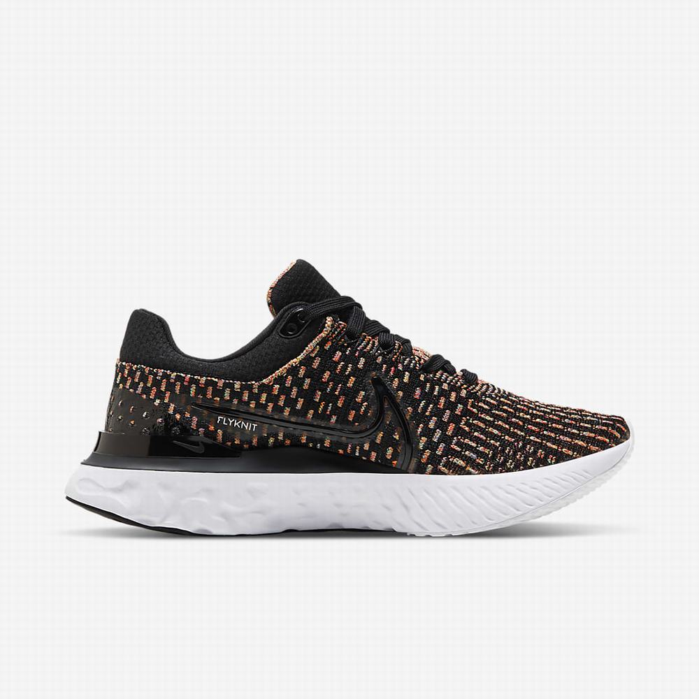 Nike Infinity React 3 Női Futócipő Fekete Kék Rózsaszín Fehér | NI8546-D06
