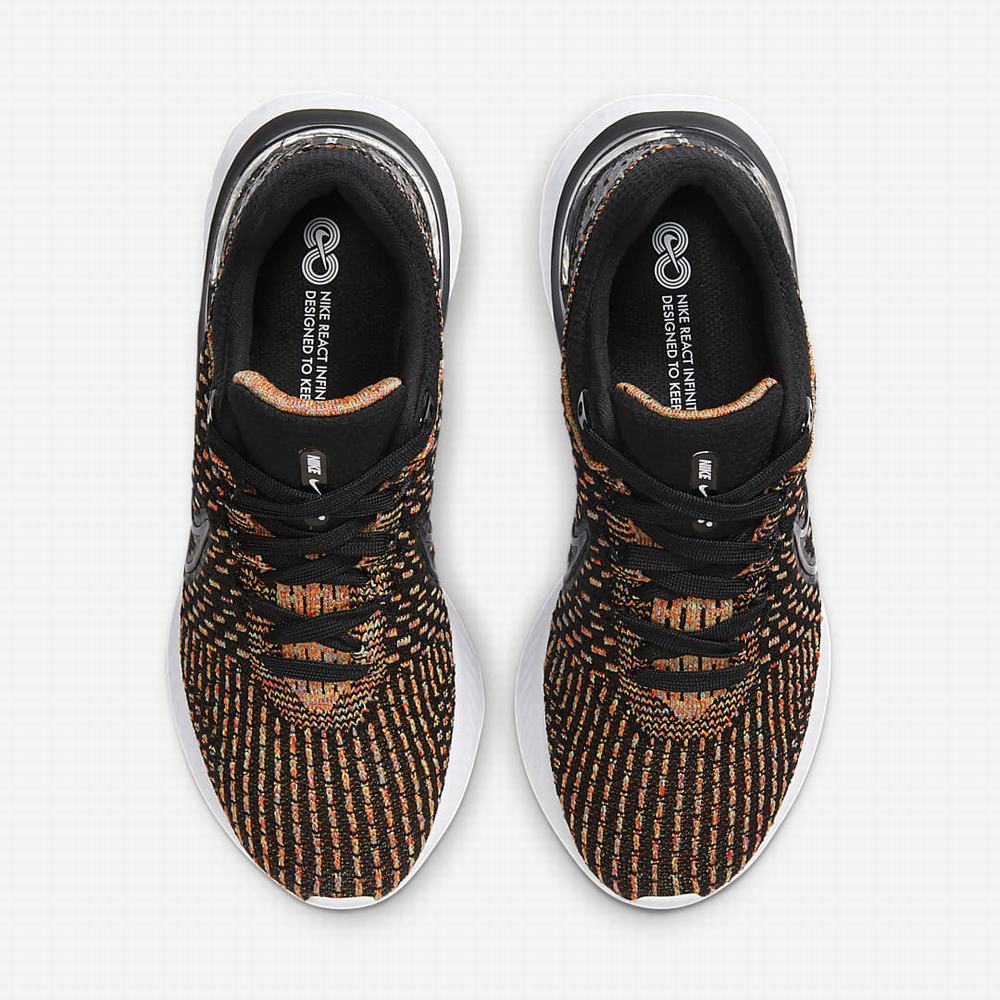 Nike Infinity React 3 Női Futócipő Fekete Kék Rózsaszín Fehér | NI8546-D06