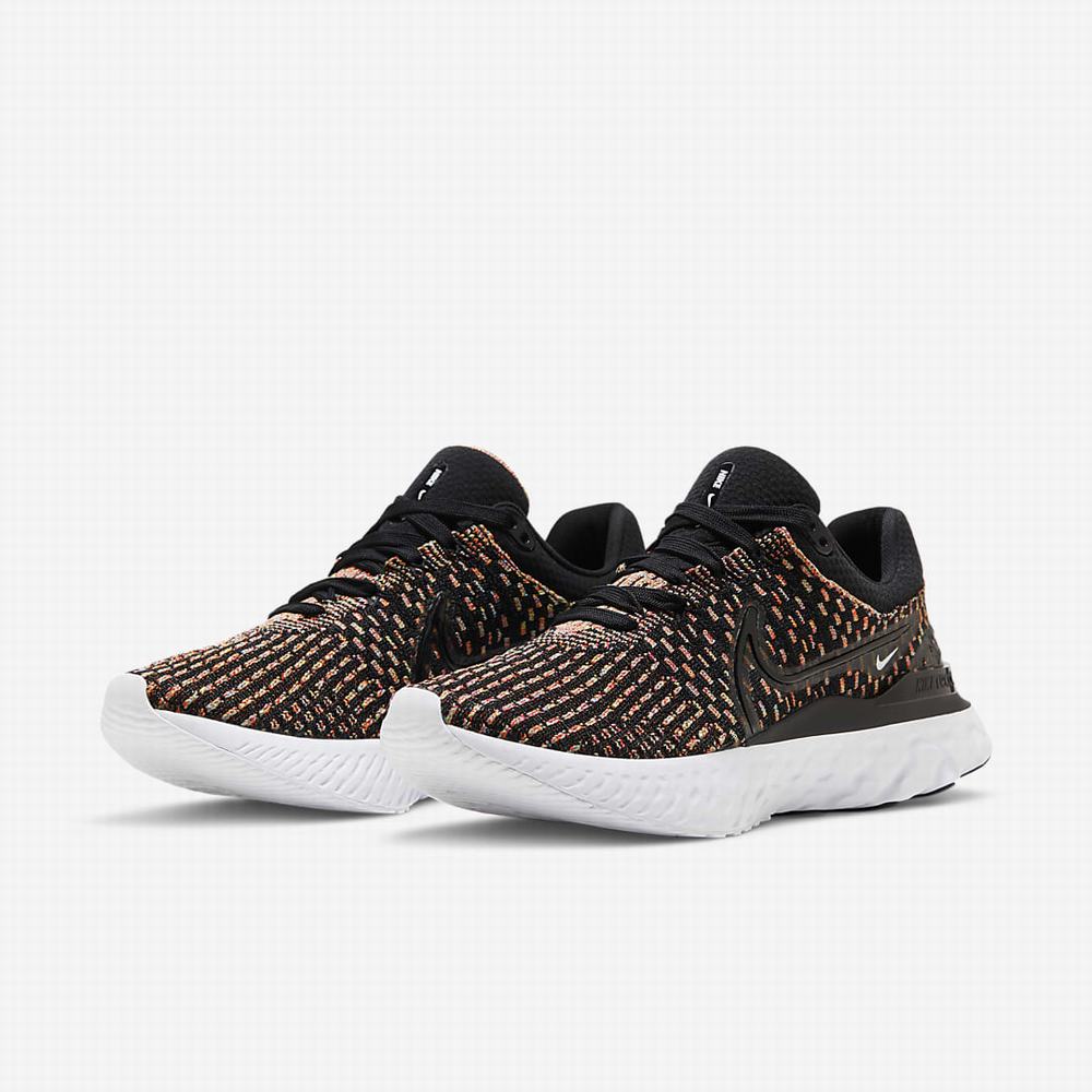 Nike Infinity React 3 Női Futócipő Fekete Kék Rózsaszín Fehér | NI8546-D06