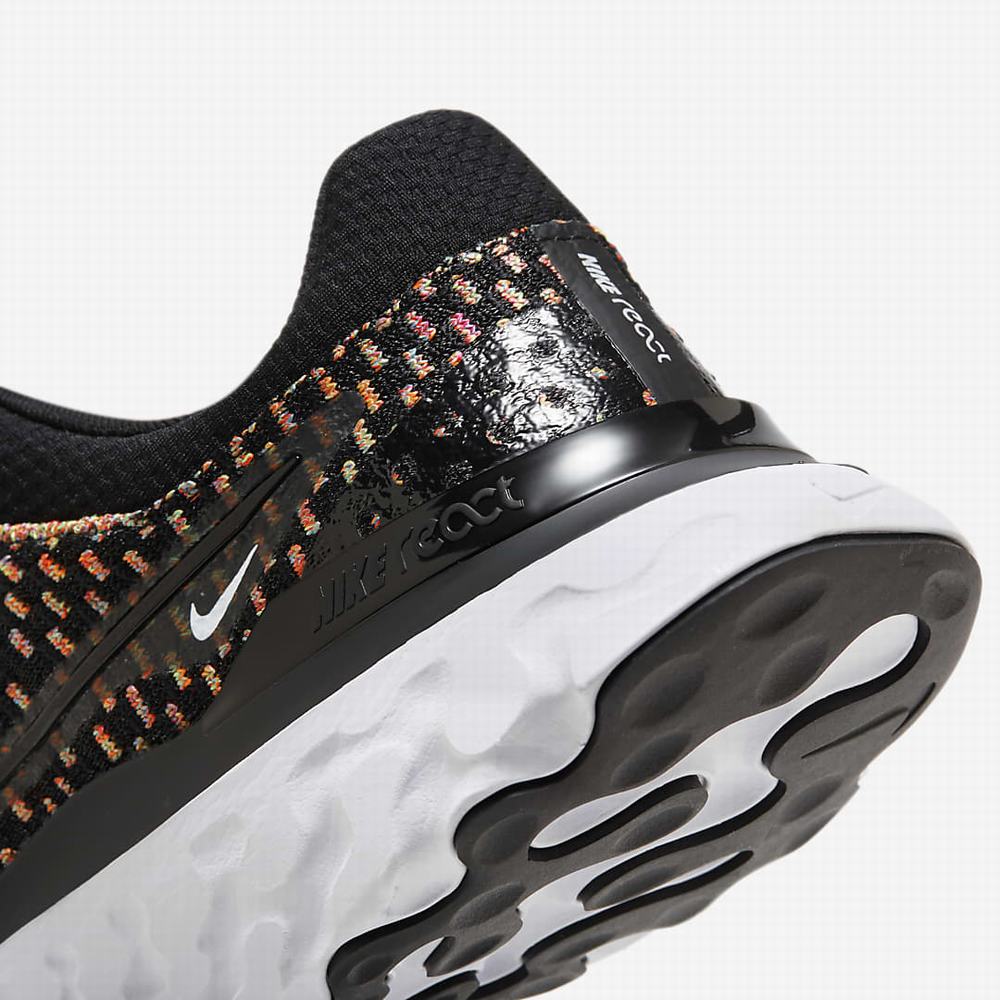 Nike Infinity React 3 Női Futócipő Fekete Kék Rózsaszín Fehér | NI8546-D06