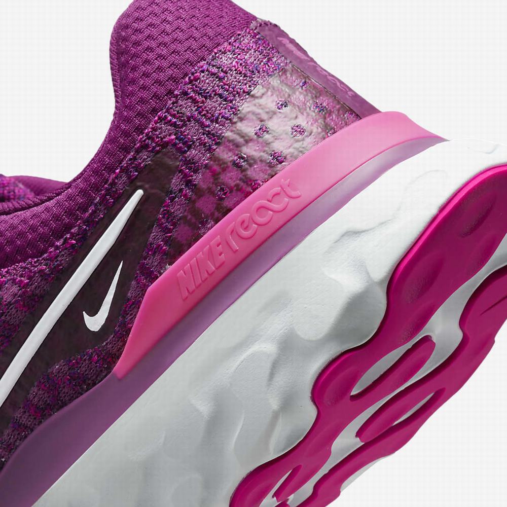 Nike Infinity React 3 Női Futócipő Világos Bordó Rózsaszín Fehér | NI5270-N65
