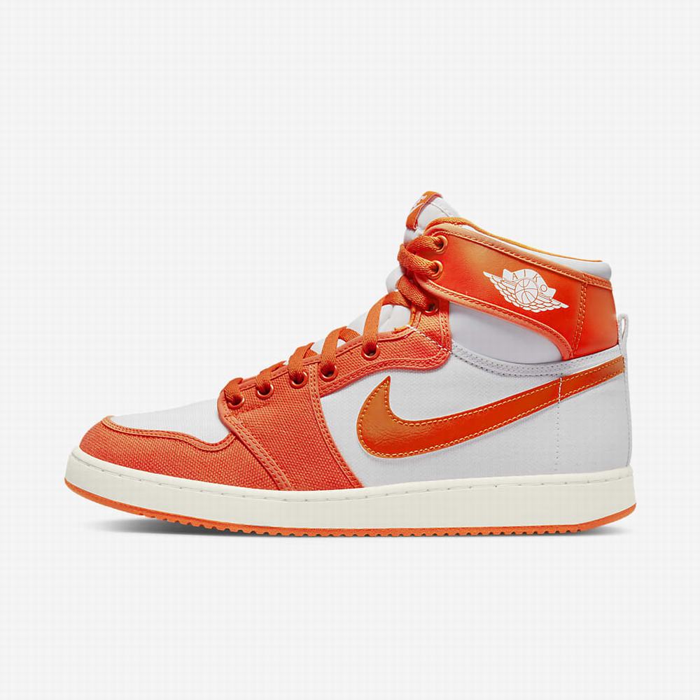 Nike Jordan 1 KO Férfi Jordan Cipő Narancssárga Fehér | NI7865-P52