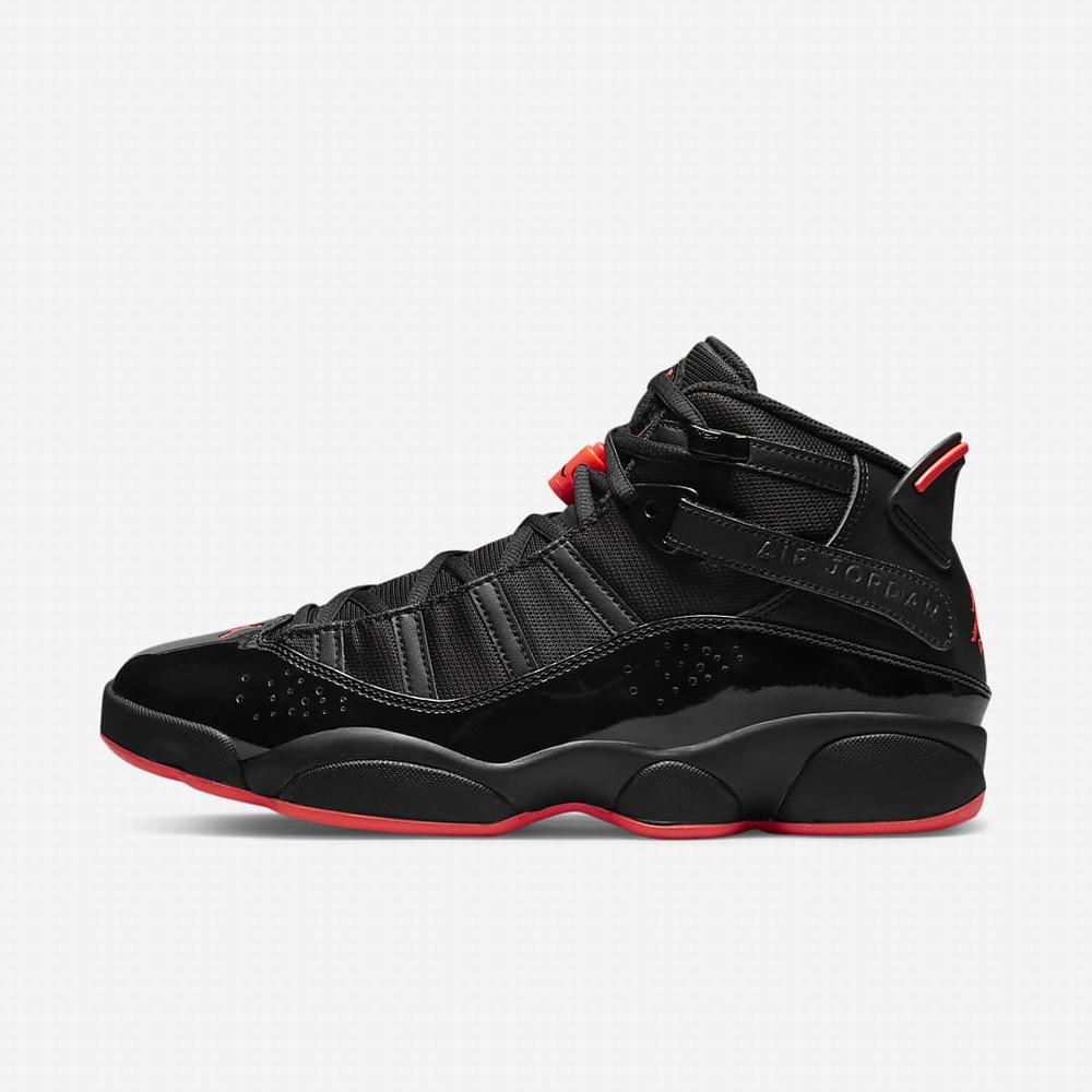 Nike Jordan 6 Rings Férfi Utcai Cipő Fekete Piros | NI9540-D84