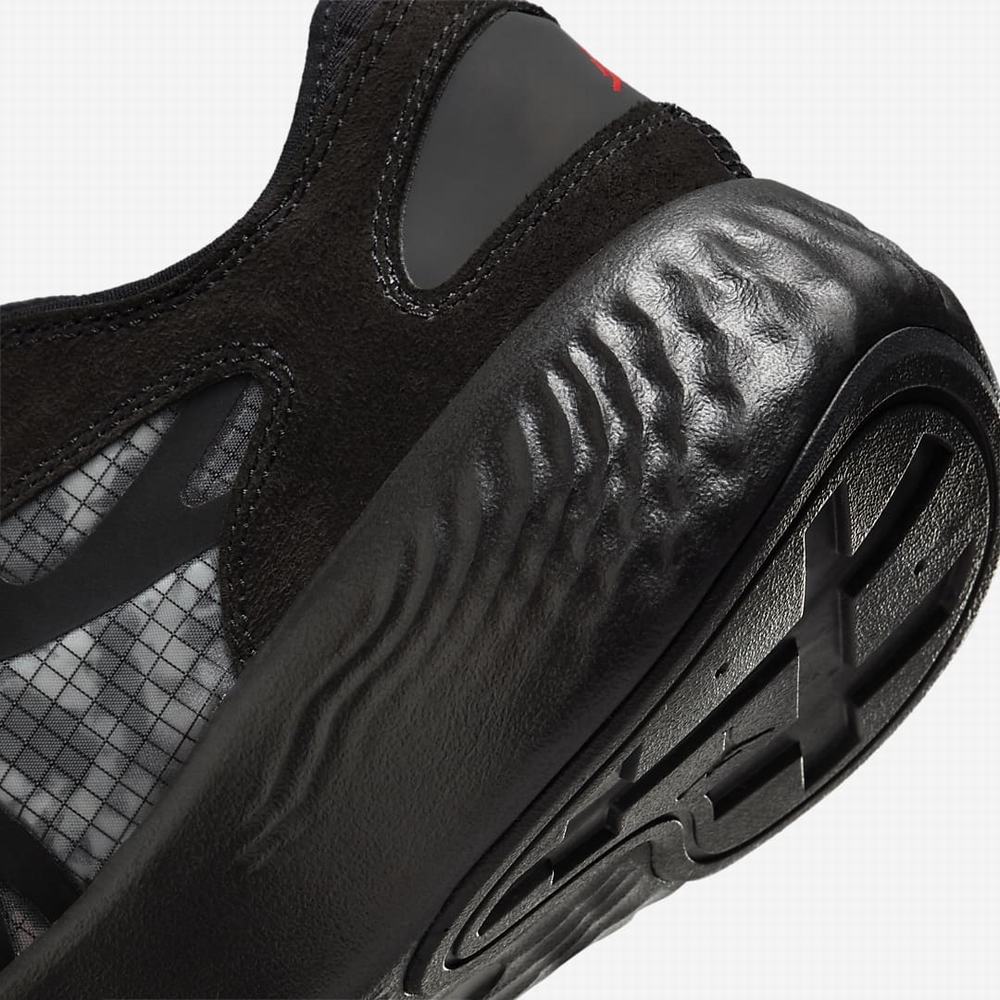Nike Jordan Delta 3 Low Férfi Utcai Cipő Fekete Sötétszürke Fehér Piros | NI6134-M12