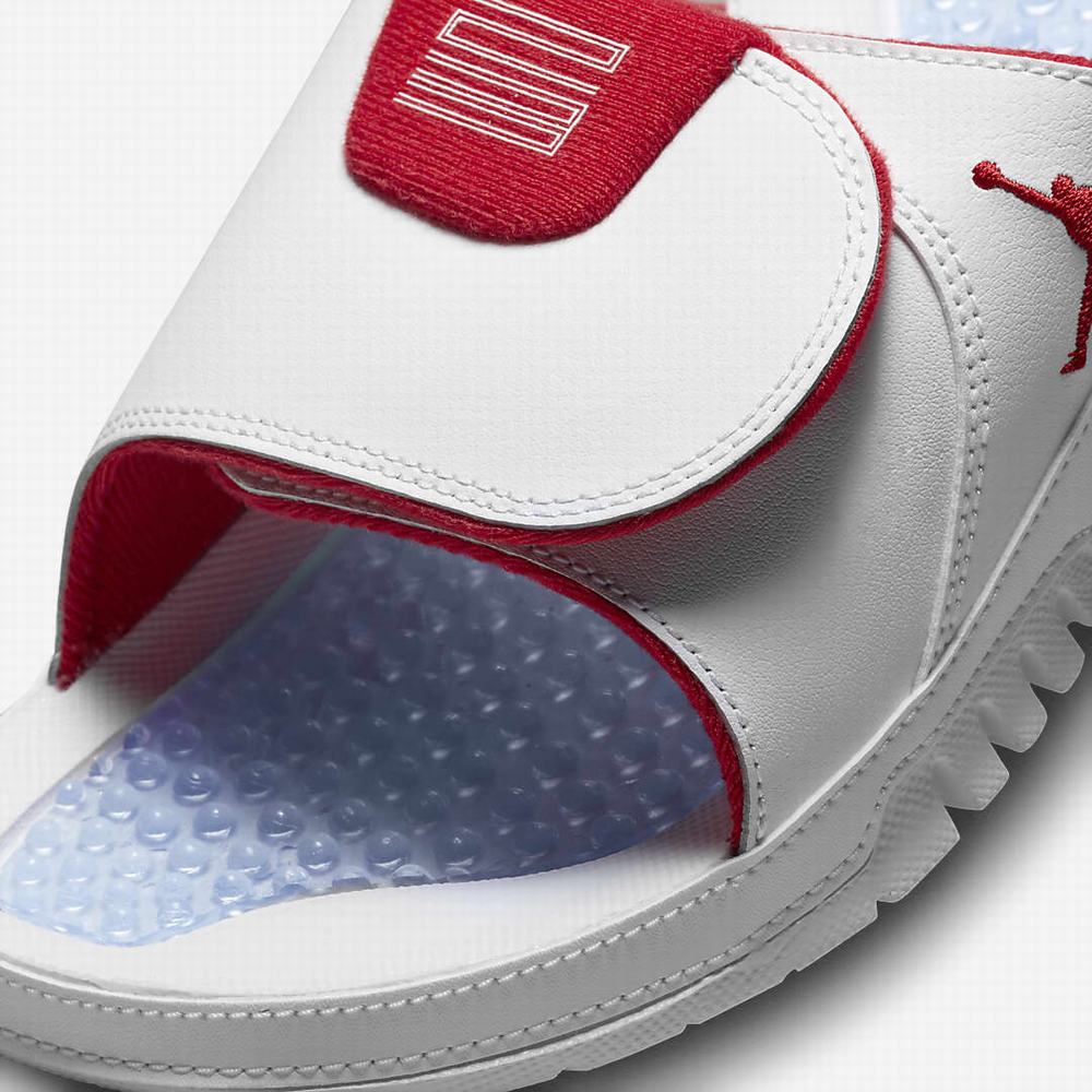 Nike Jordan Hydro XI Retro Férfi Papucs Fehér Piros | NI6824-G51