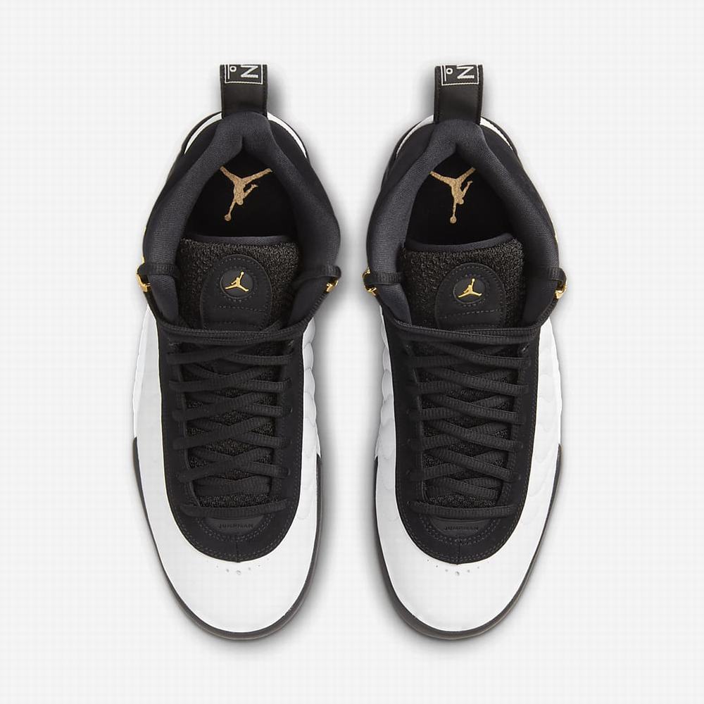 Nike Jordan Jumpman Pro Férfi Jordan Cipő Fekete Fehér Metal Arany | NI2496-D42