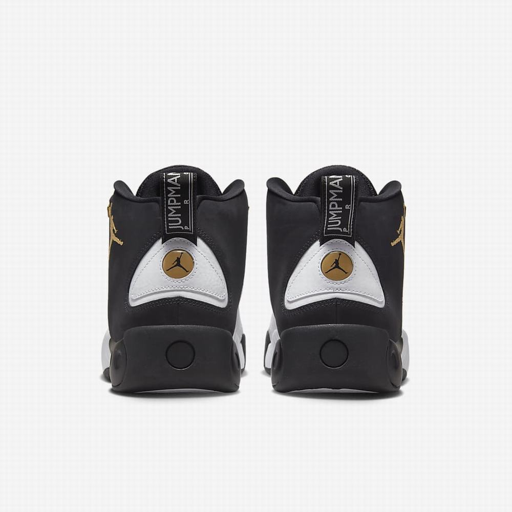 Nike Jordan Jumpman Pro Férfi Jordan Cipő Fekete Fehér Metal Arany | NI2496-D42