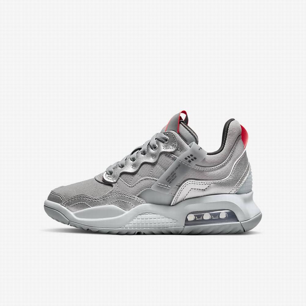 Nike Jordan MA2 Gyerek Jordan Cipő Szürke Metal Titán Platina Fekete | NI6310-Y74