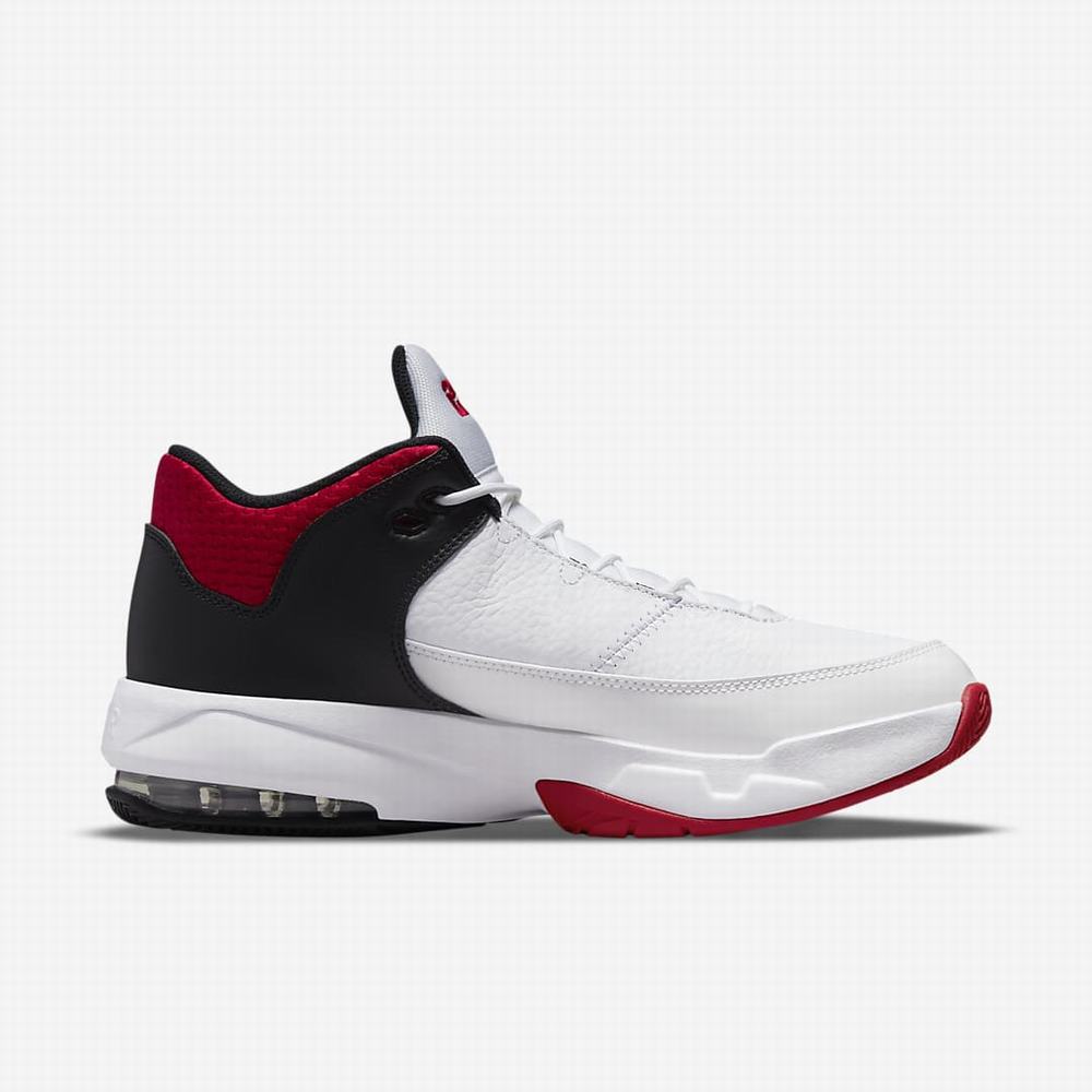 Nike Jordan Max Aura 3 Férfi Jordan Cipő Fehér Fekete Piros | NI4513-J01
