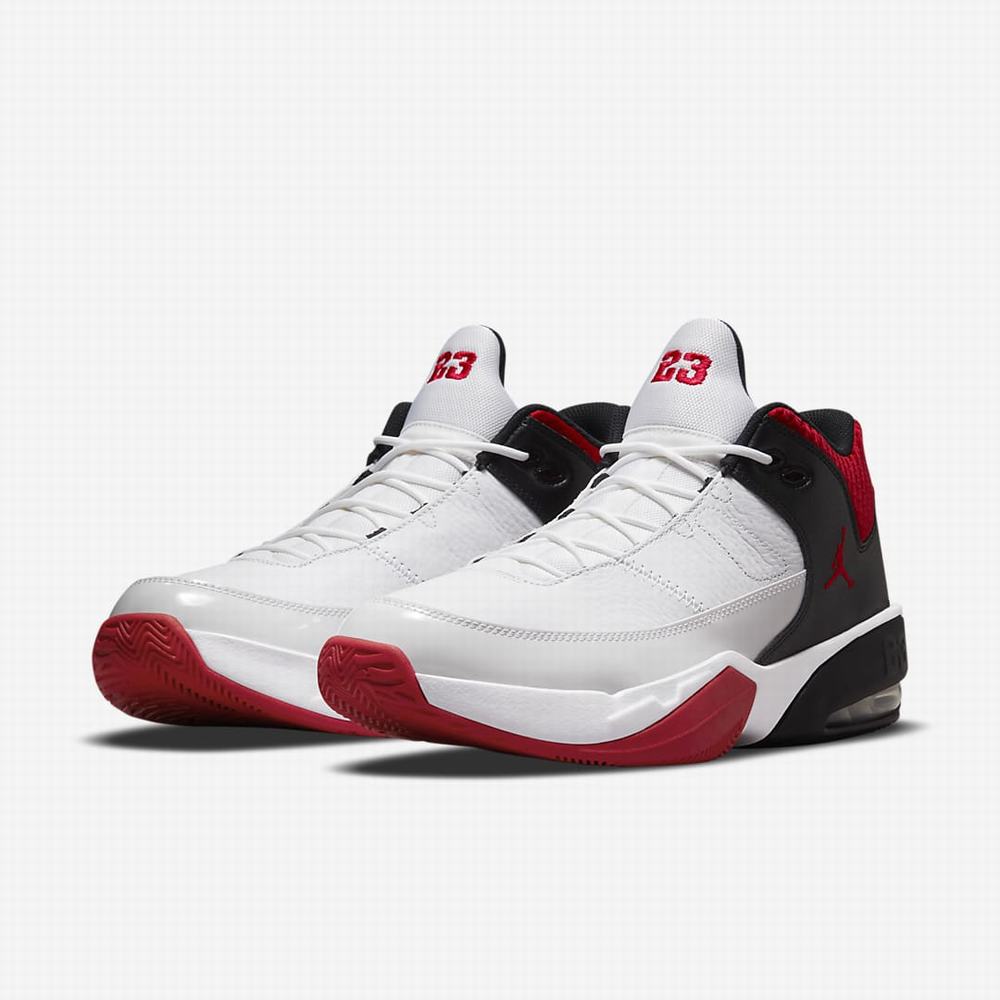 Nike Jordan Max Aura 3 Férfi Jordan Cipő Fehér Fekete Piros | NI4513-J01