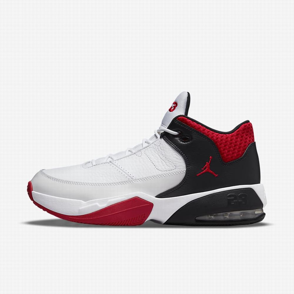 Nike Jordan Max Aura 3 Férfi Jordan Cipő Fehér Fekete Piros | NI4513-J01