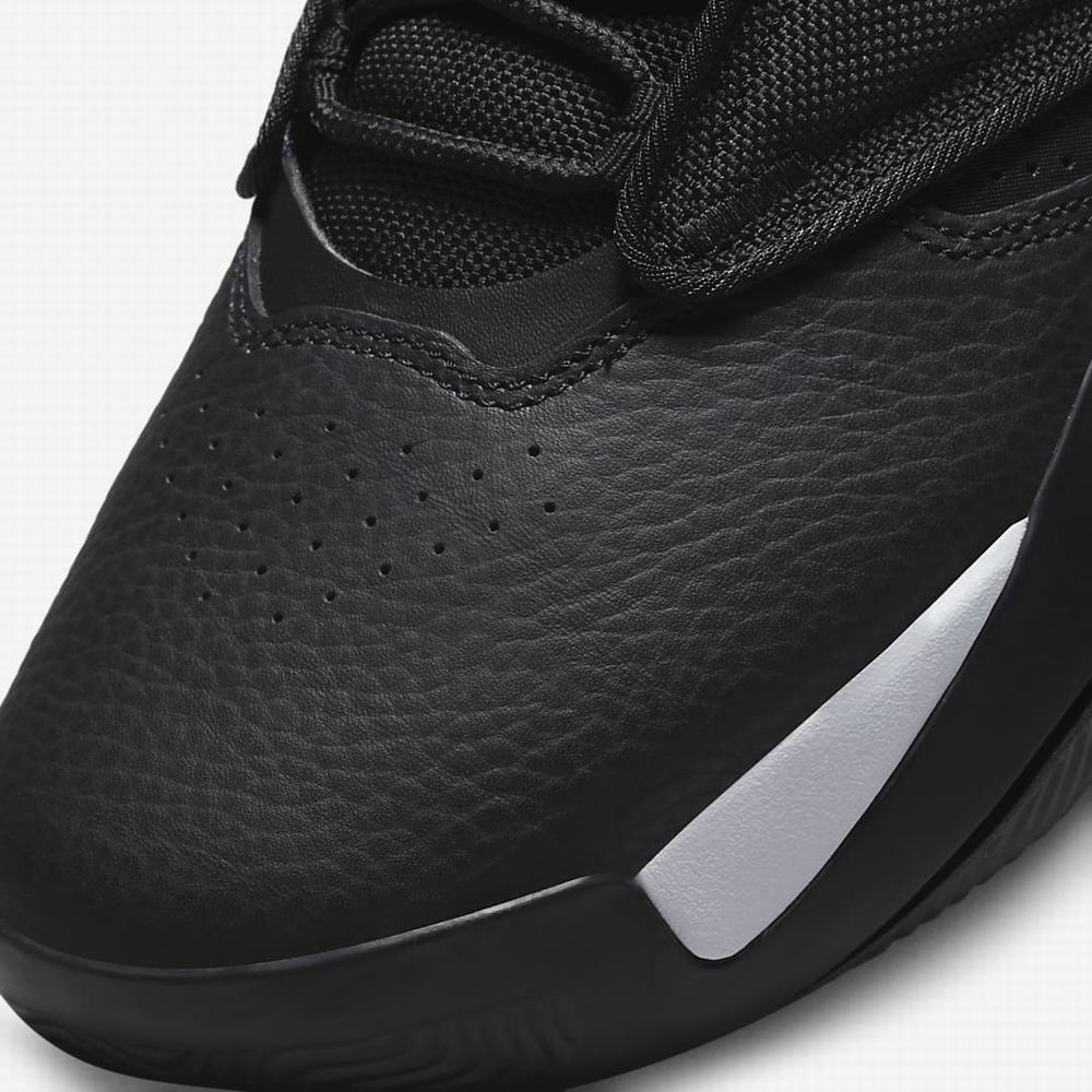 Nike Jordan Max Aura 4 Férfi Jordan Cipő Fekete Fehér Metal Titán | NI9761-D27