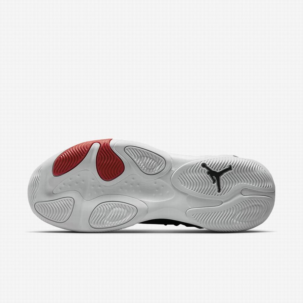 Nike Jordan Max Aura 4 Férfi Utcai Cipő Fekete Fehér Piros | NI2506-S18