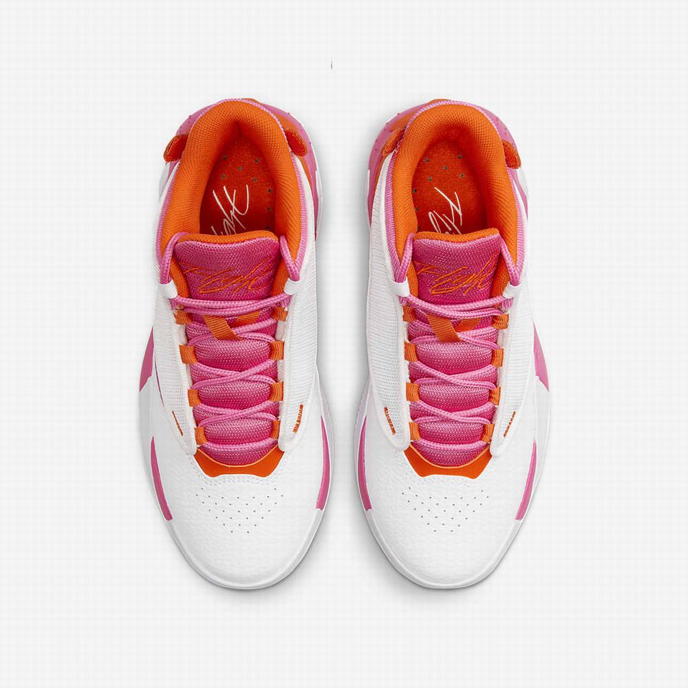 Nike Jordan Max Aura 4 Gyerek Jordan Cipő Fehér Narancssárga Rózsaszín | NI6023-G61