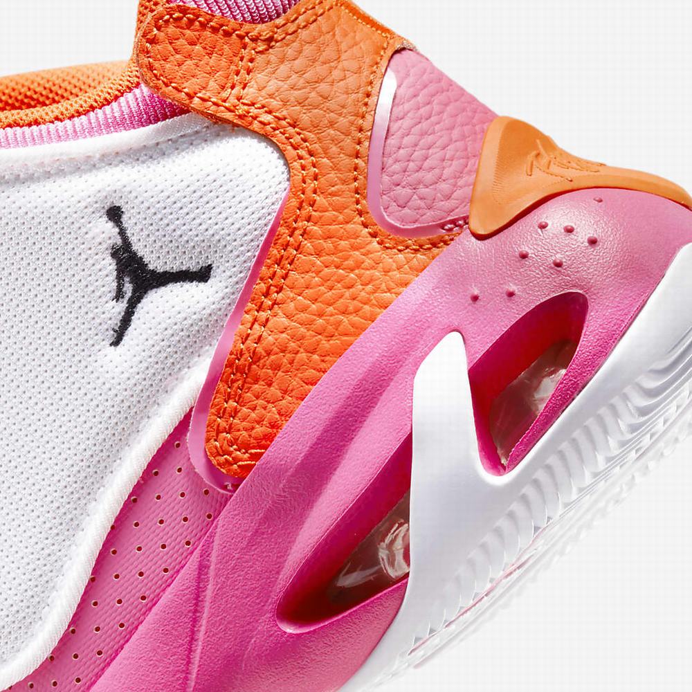 Nike Jordan Max Aura 4 Gyerek Jordan Cipő Fehér Narancssárga Rózsaszín | NI6023-G61