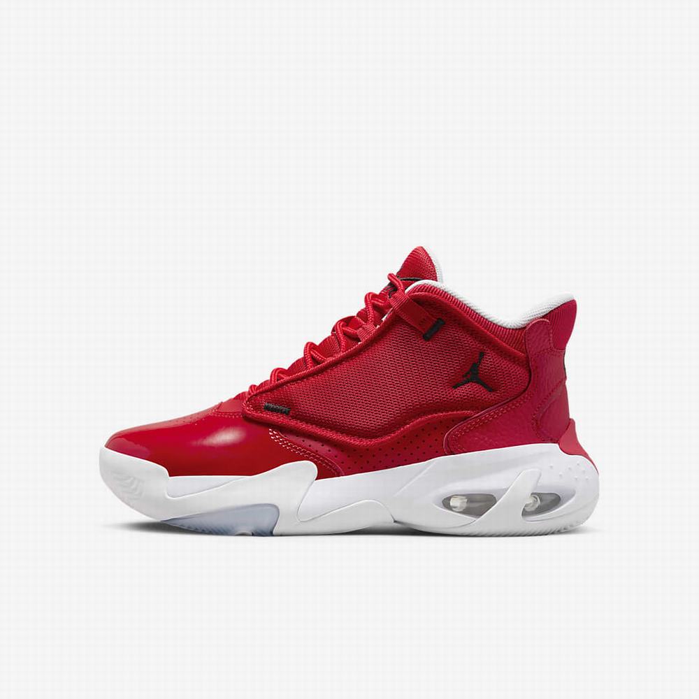 Nike Jordan Max Aura 4 Gyerek Utcai Cipő Piros Fehér Fekete | NI5621-B29