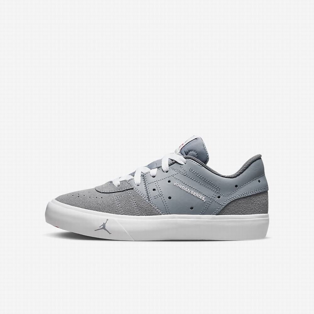 Nike Jordan Series Gyerek Utcai Cipő Fehér Fekete Piros | NI9326-E61