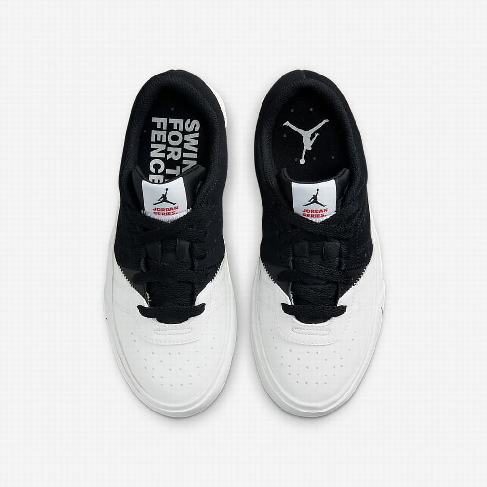 Nike Jordan Series Gyerek Utcai Cipő Fekete Fehér Piros | NI5920-T91