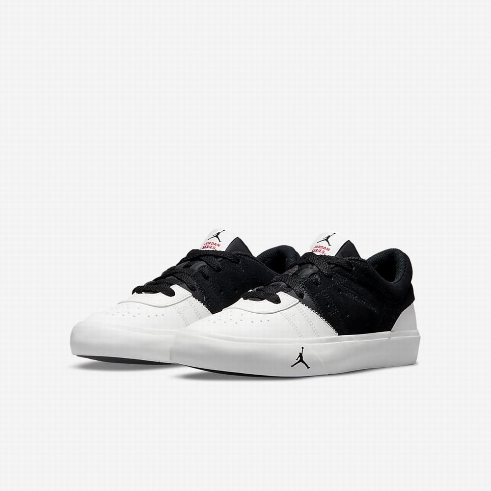 Nike Jordan Series Gyerek Utcai Cipő Fekete Fehér Piros | NI5920-T91
