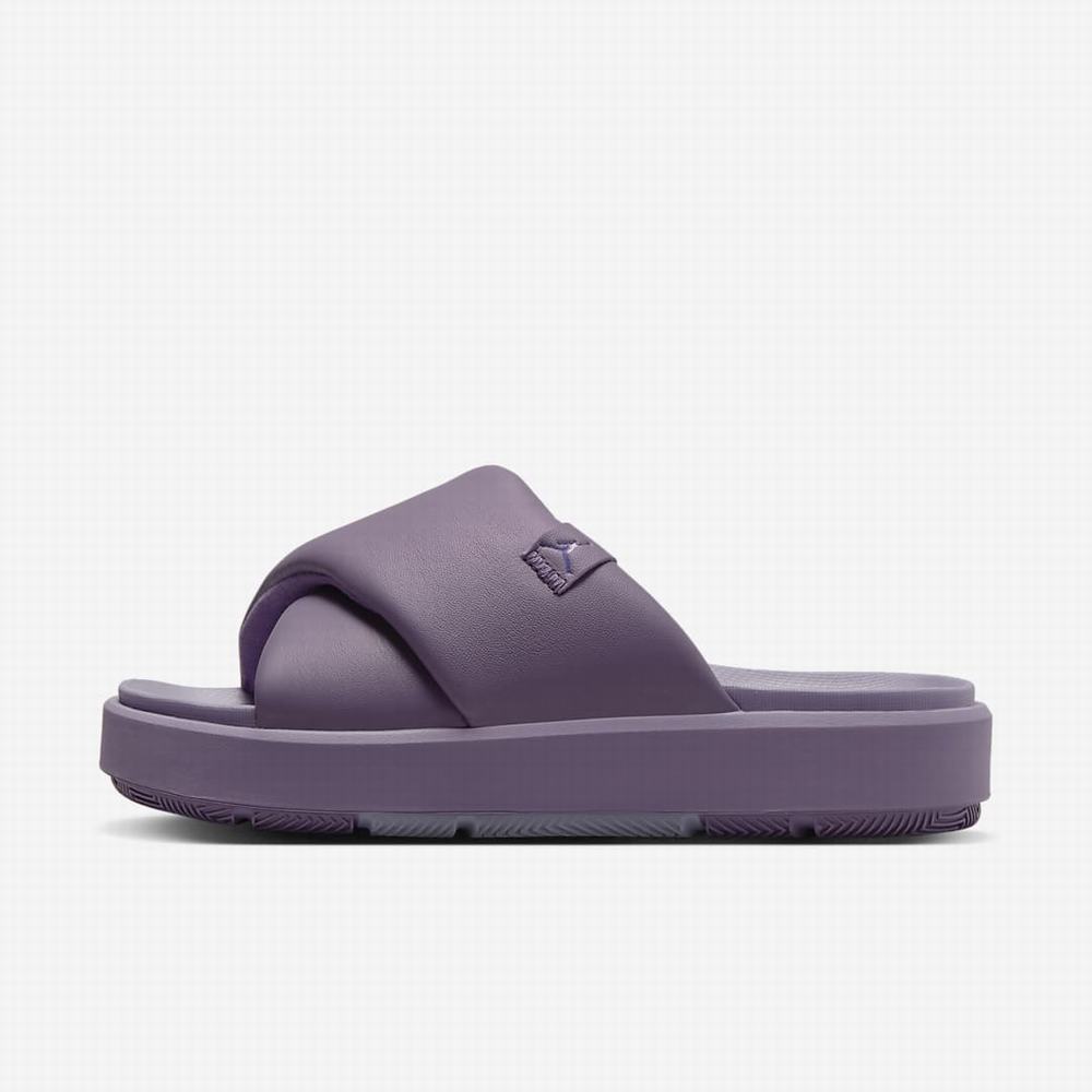 Nike Jordan Sophia Női Papucs Lila Sötétfekete | NI9751-W32