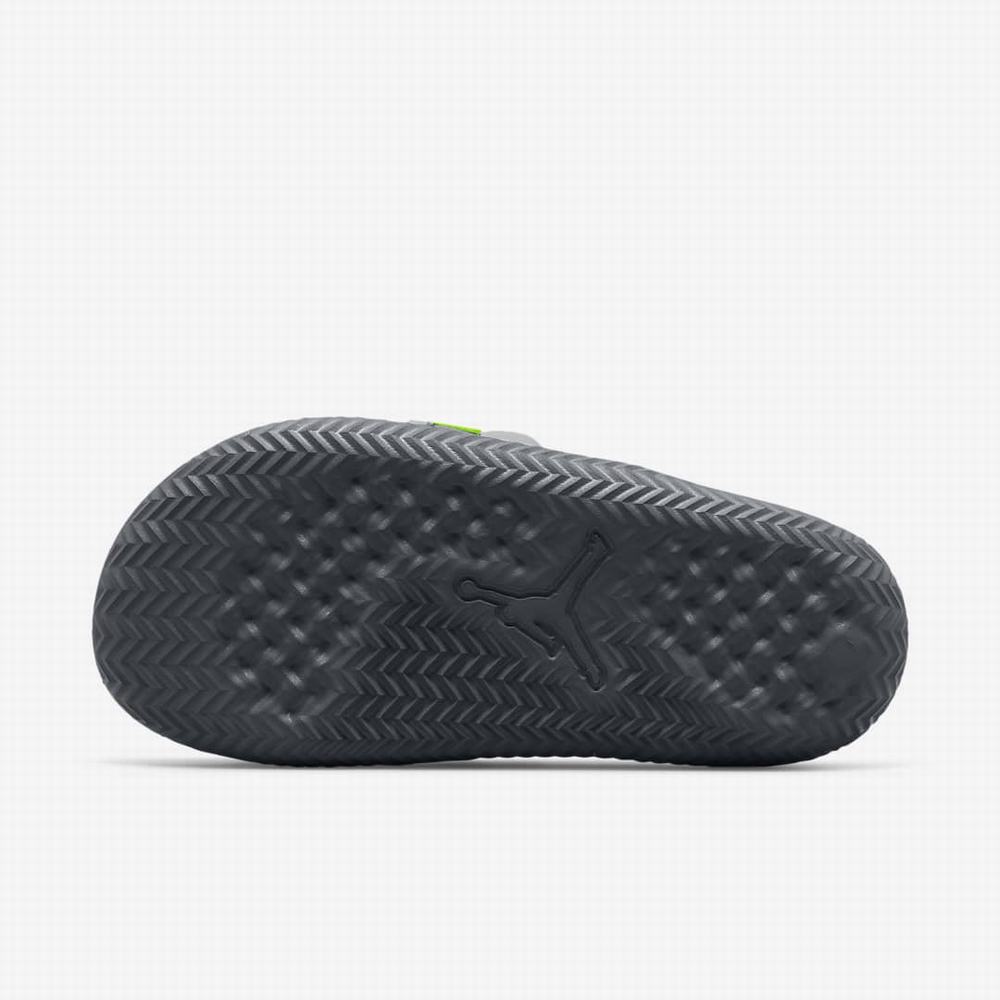 Nike Jordan Super Play Férfi Papucs Titán Szürke Zöld | NI7495-J34