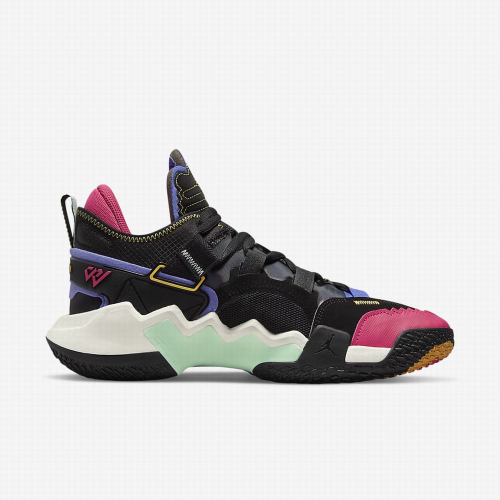 Nike Jordan Why Not .5? Férfi Kosárlabda Cipő Fekete Kék Menta | NI0278-A15