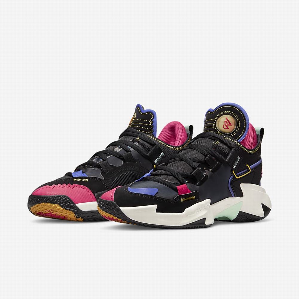 Nike Jordan Why Not .5? Férfi Kosárlabda Cipő Fekete Kék Menta | NI0278-A15