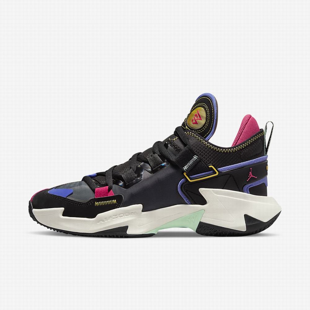 Nike Jordan Why Not .5? Férfi Kosárlabda Cipő Fekete Kék Menta | NI0278-A15