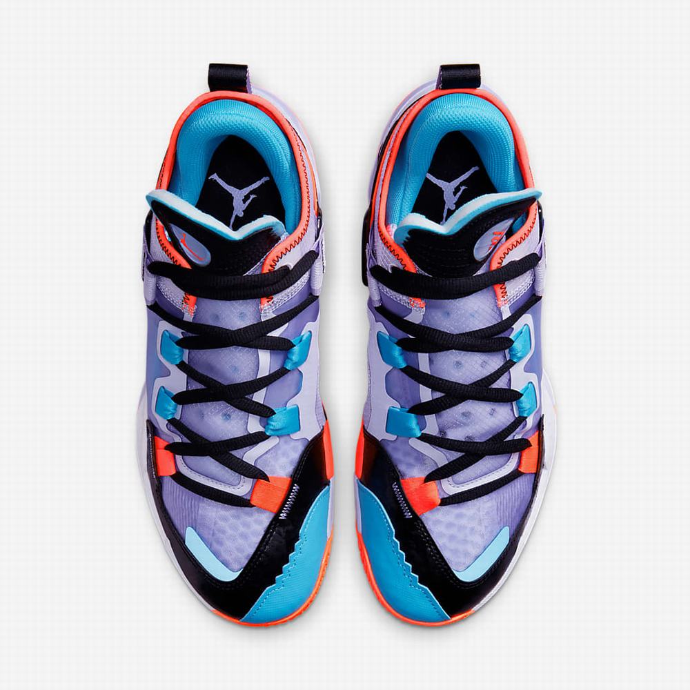 Nike Jordan Why Not .5? Férfi Kosárlabda Cipő Fekete Kék Világos Piros | NI8175-S28