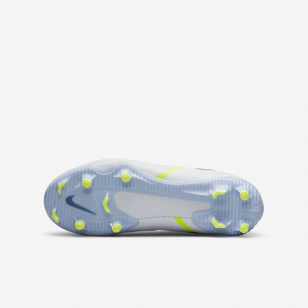 Nike Jr. Phantom GT2 Academy MG Multi-Ground Gyerek Focicipő Szürke Sötétkék | NI6743-Q18