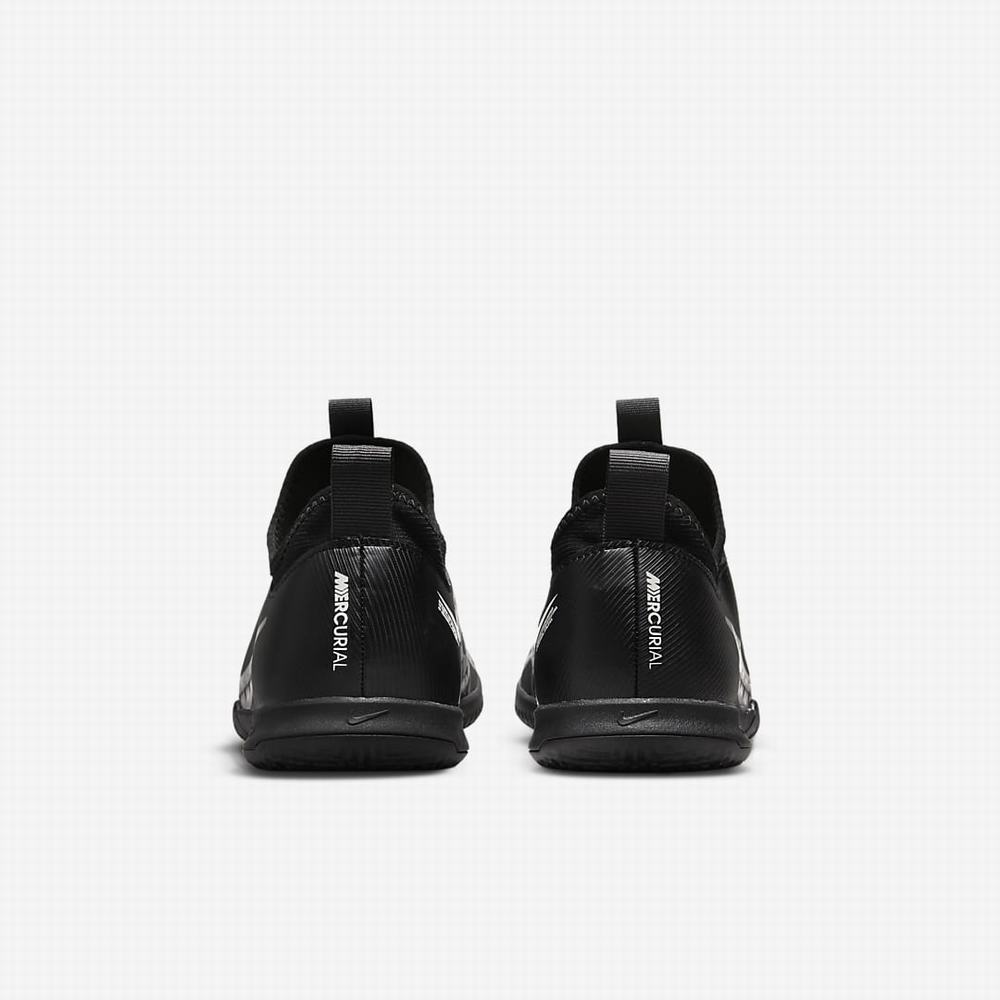 Nike Jr. Zoom Mercurial Vapor 15 Academy IC Gyerek Focicipő Fekete Fehér Sötétszürke | NI6820-A09