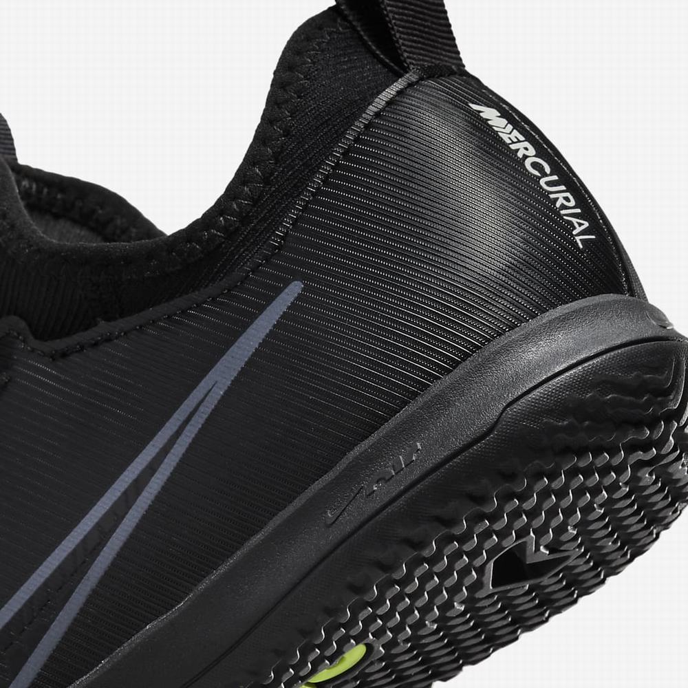 Nike Jr. Zoom Mercurial Vapor 15 Academy IC Gyerek Focicipő Fekete Fehér Sötétszürke | NI6820-A09