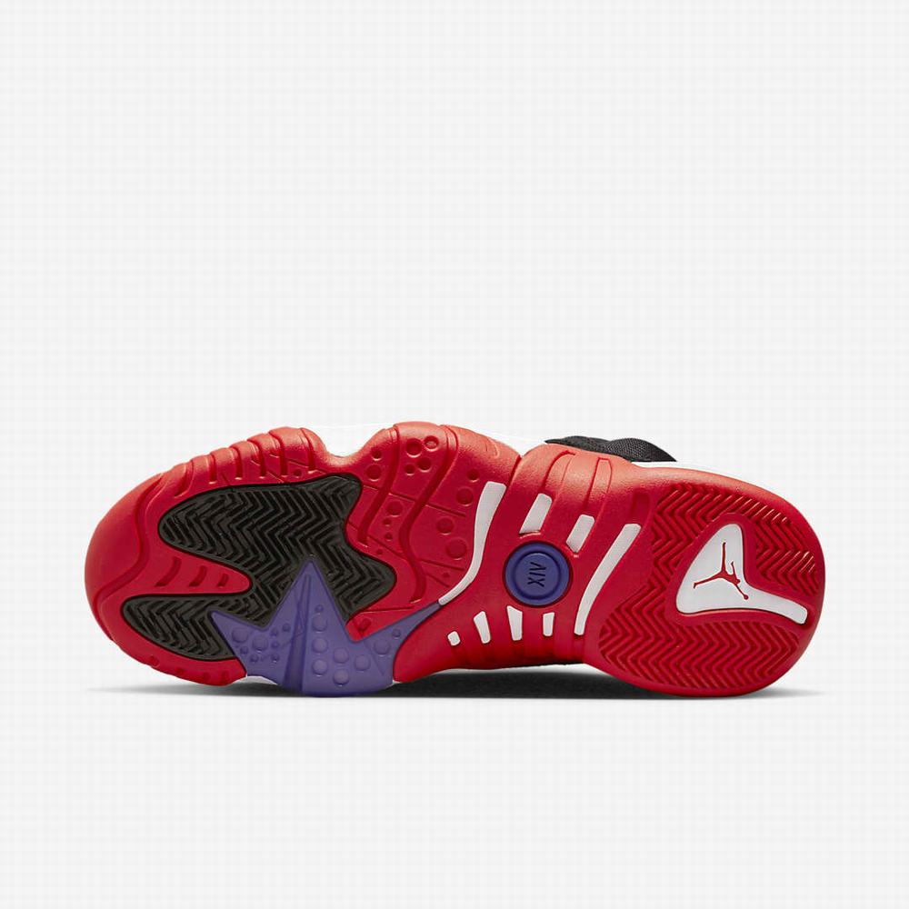 Nike Jumpman Two Trey Férfi Jordan Cipő Fekete Sötétfehér Piros | NI5839-M79