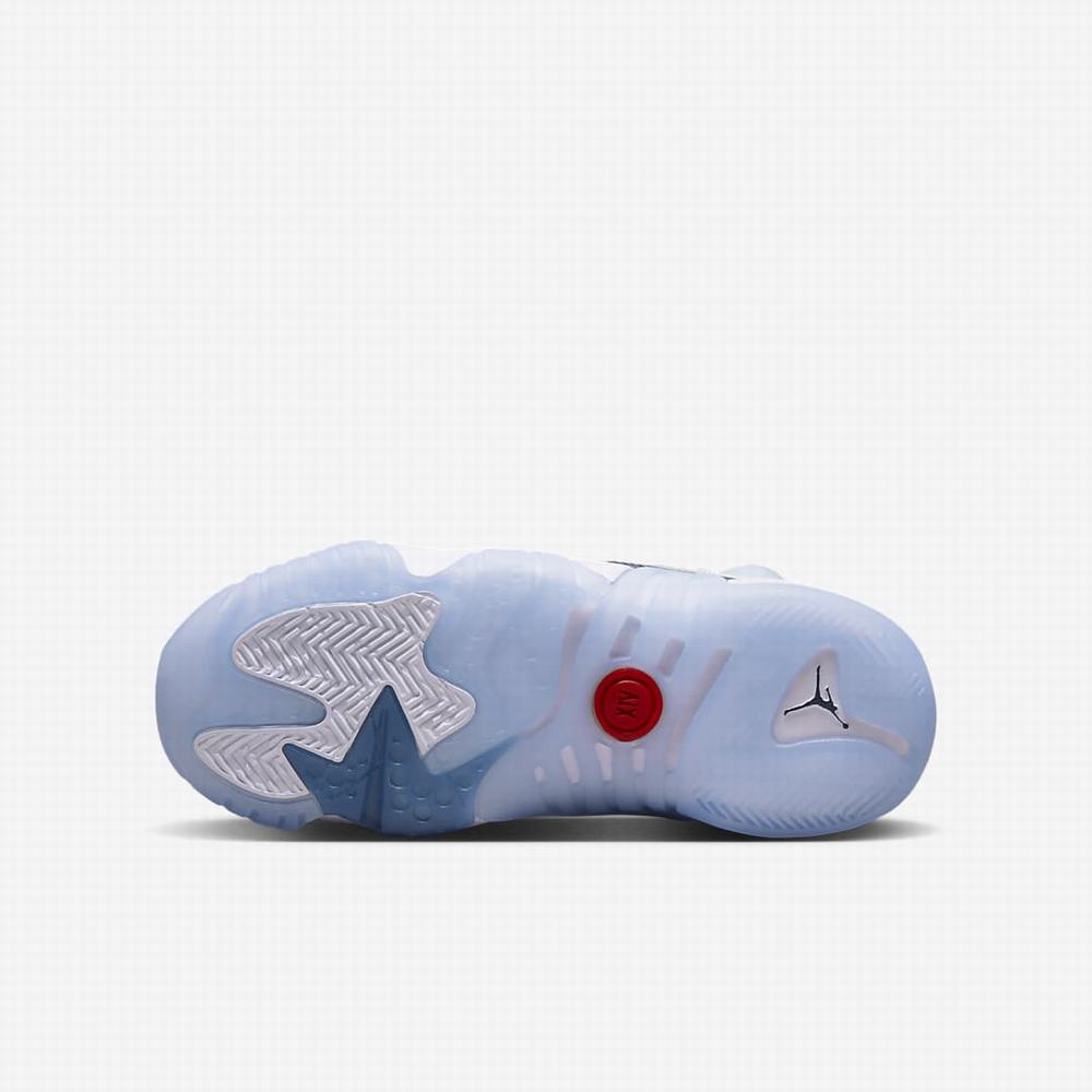 Nike Jumpman Two Trey Gyerek Utcai Cipő Fehér Piros Sötétkék | NI4507-T30