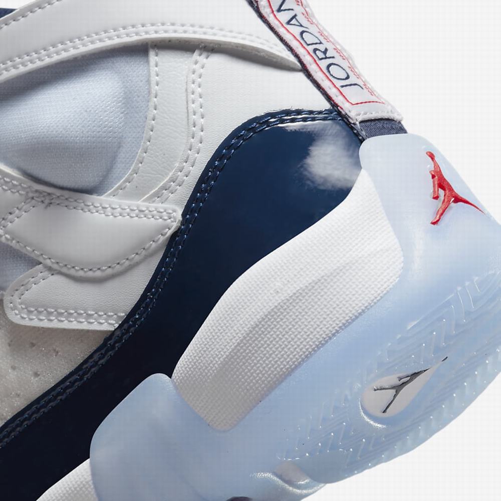 Nike Jumpman Two Trey Gyerek Utcai Cipő Fehér Piros Sötétkék | NI4507-T30