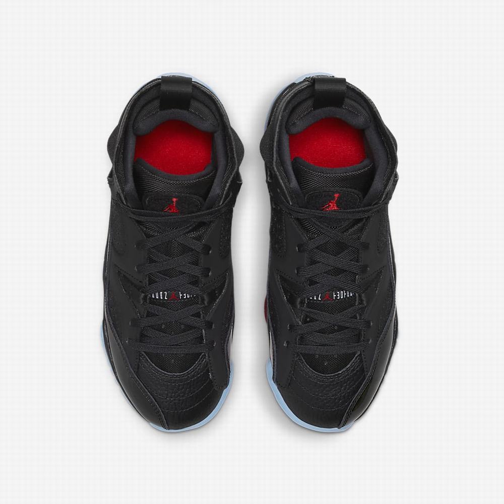 Nike Jumpman Two Trey Gyerek Utcai Cipő Fekete Fehér Piros | NI7394-Y60