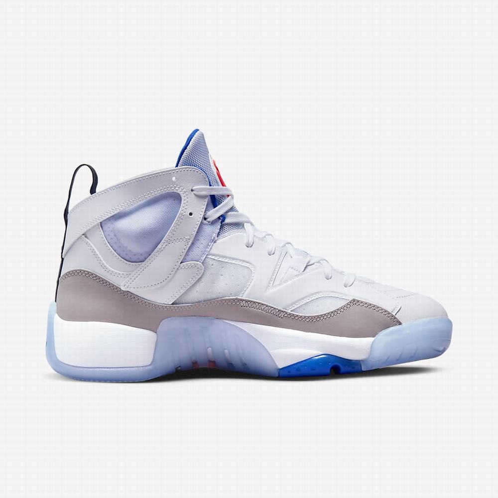 Nike Jumpman Two Trey PSG Férfi Jordan Cipő Fehér Világos Piros Királykék | NI8629-J34