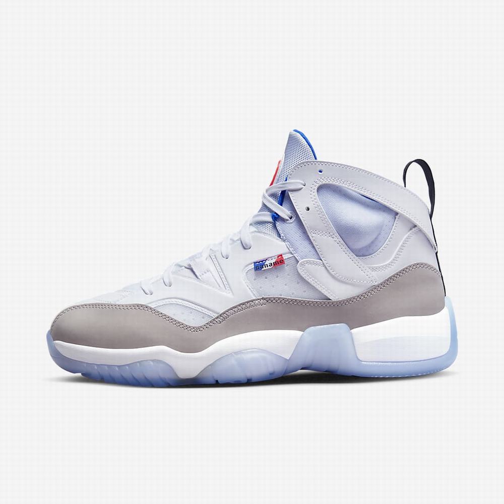 Nike Jumpman Two Trey PSG Férfi Jordan Cipő Fehér Világos Piros Királykék | NI8629-J34