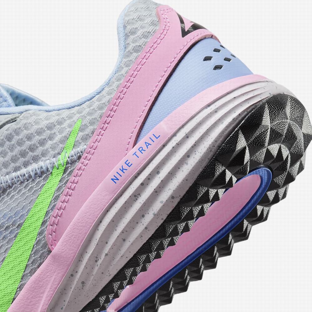 Nike Juniper Trail Női Futócipő Szürke Rózsaszín Zöld | NI7869-K76