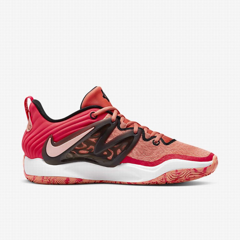 Nike KD15 Community “Napheesa Collier” Női Kosárlabda Cipő Fekete Világos Piros Királykék | NI0952-C71