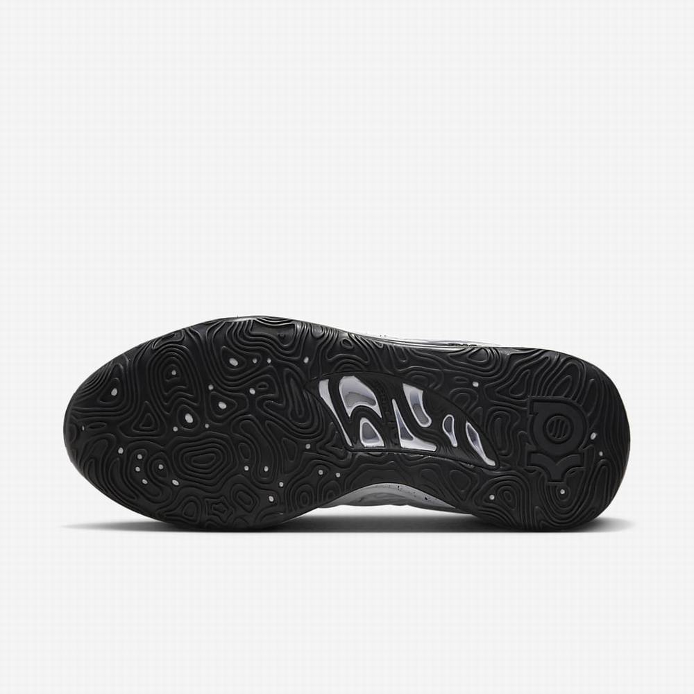 Nike KD15 (Team) Női Kosárlabda Cipő Fehér Fekete | NI2549-D59