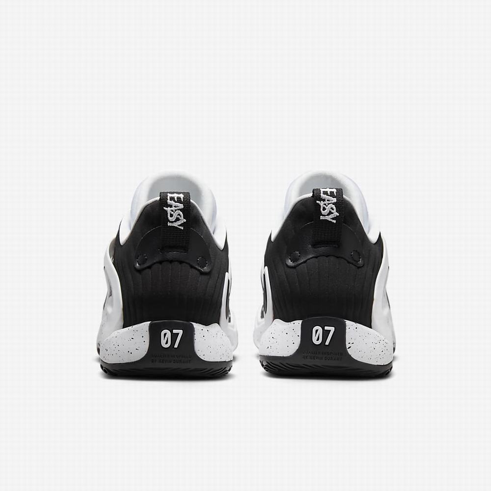 Nike KD15 (Team) Női Kosárlabda Cipő Fehér Fekete | NI2549-D59