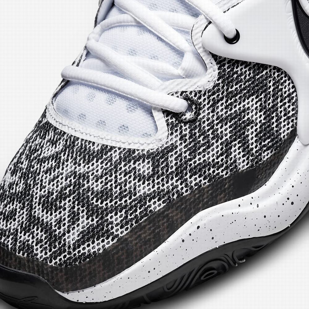 Nike KD15 (Team) Női Kosárlabda Cipő Fehér Fekete | NI2549-D59